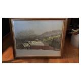 Large Picture Winter Barn