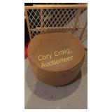 Round Footstool and Adjustable Gate