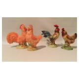 2 Hens and 2 Roosters