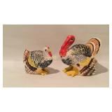 Hen and Tom Salt and Pepper Shakers