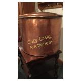 Very Large Copper Kettle w/Lid
