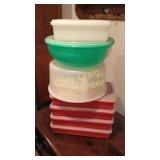 Box of Misc Tupperware