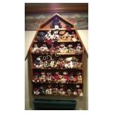 6 Shelf Wall Unit, DOES NOT include Bears