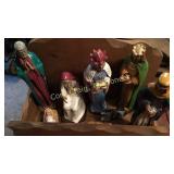 Ceramic Nativity Set