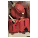 3 Plastic Gas Cans