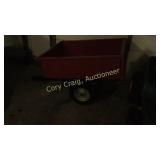 Pull behind Garden Wagon w/ Drop tailgate
