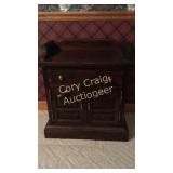 Ethan Allen dark wood nightstand