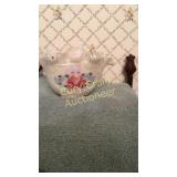 Fenton hand painted dish