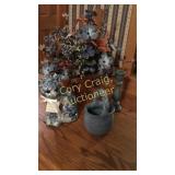 Misc. Blue figurine assortment .