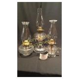 3 Oil Lamps