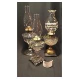 3 Oil Lamps