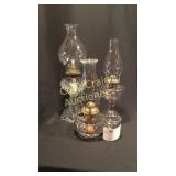 3 Oil Lamps