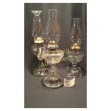 3 Oil Lamps