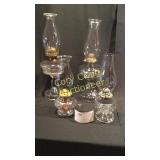 4 Oil Lamps