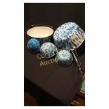 Blue & White misc Granite ware