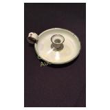 Green Granite ware Candle Holder