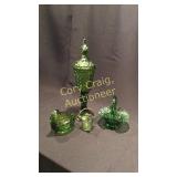 Misc. Green Glassware