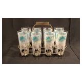 Set of 8 glasses with Carrier