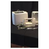 Can opener, mixer and toaster