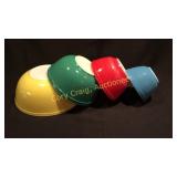 Original 4 pc. Set of Pyrex mixing bowls