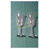 Set of 8, 7 1/2" Candlewick Stemware