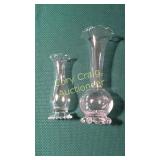 2 Candlewick Vases