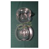 2 Candlewick Baskets