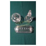 Candlewick Vinegar Cruet, Butter Dish, Sugar Bowl