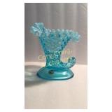 Blue Fenton Vase