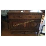 Mahogany Buffet with 1 Drawer and 2 Doors
