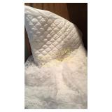 Bassinet Liner with Lace Ruffle