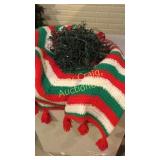 Christmas Lights and Tree Skirt