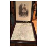 Pictures of Mrs Lincoln and State of Illinois