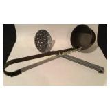 Granite Strainer and Copper Ladle