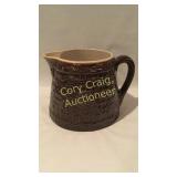 Brown Stoneware Pitcher
