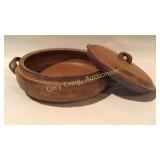 Billie Creek Signed Bowl w/ Lid and Handles