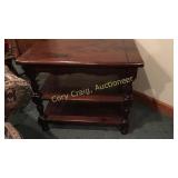 Dark Wood End Table