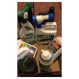 Oil, house wash, cleaner and Weed Spray