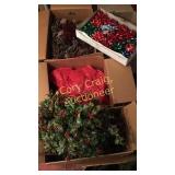 Christmas Bows, Center Piece & Pine Cones