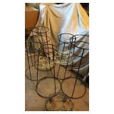 5 Plant Stands & 1 Plant Dolly