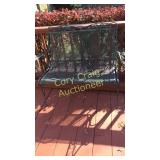 Wrought Iron Porch love seat