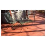 Wrought Iron Table & 2 Chairs