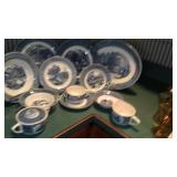 Currier & Ives complete service for 8