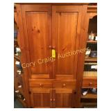 Solid Pine Entertainment/Armoire Cabinet
