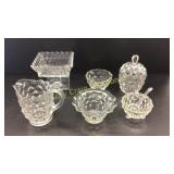 Six pieces of American Fostoria