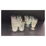 American Fostoria Six Tea glasses 6 inches and