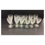 Set of Twelve American Fostoria  Miniature