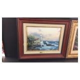 Three Thomas Kinkade Canvas pictures