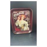 Two Metal Coke Trays
