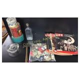 Metal Tins, Glass Medicine Bottle, Life